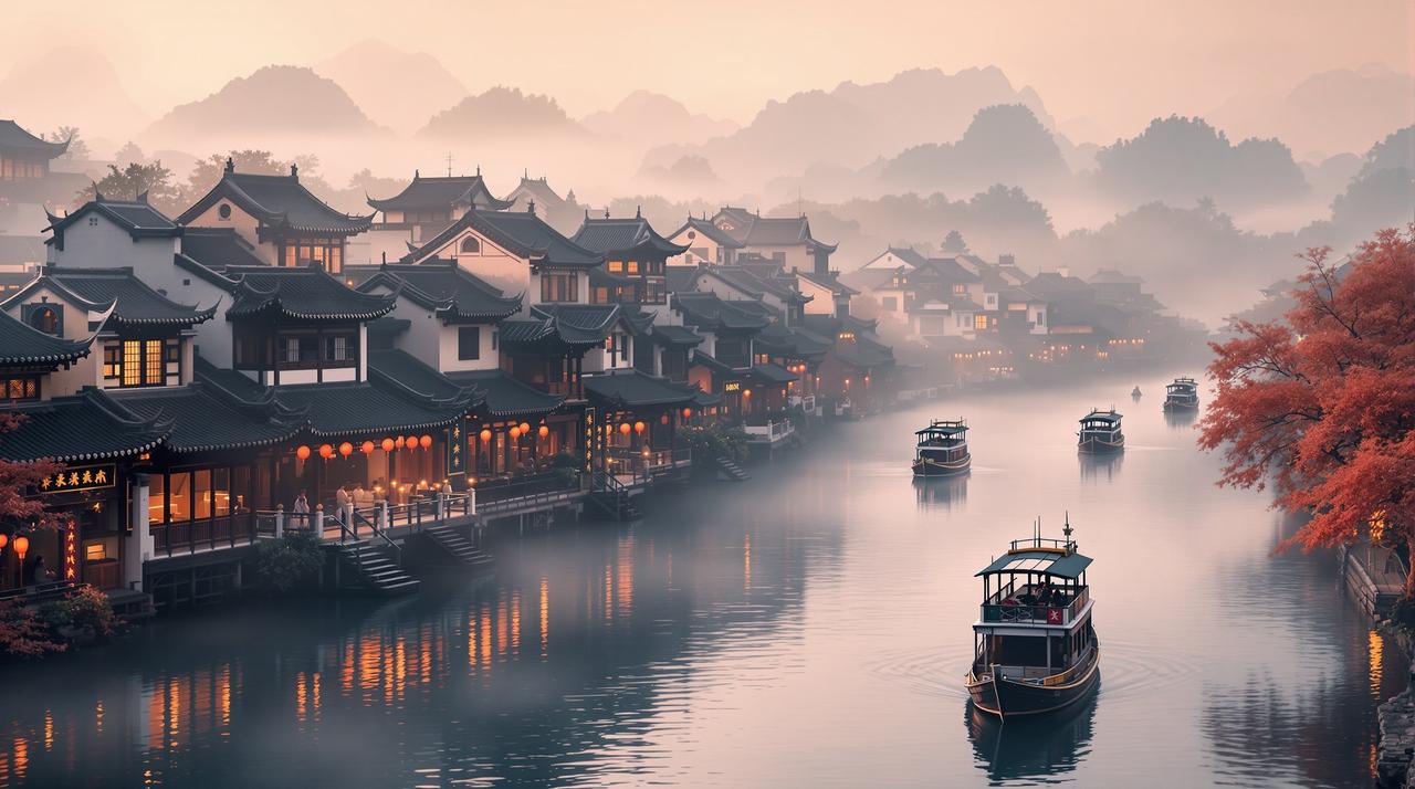江南烟雨：水墨长卷 - 月光影视影视内容封面图